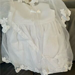 Baptism/Christening white dress size 2T